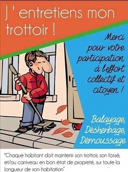 Règlementation à l’entretien des Voies publiques