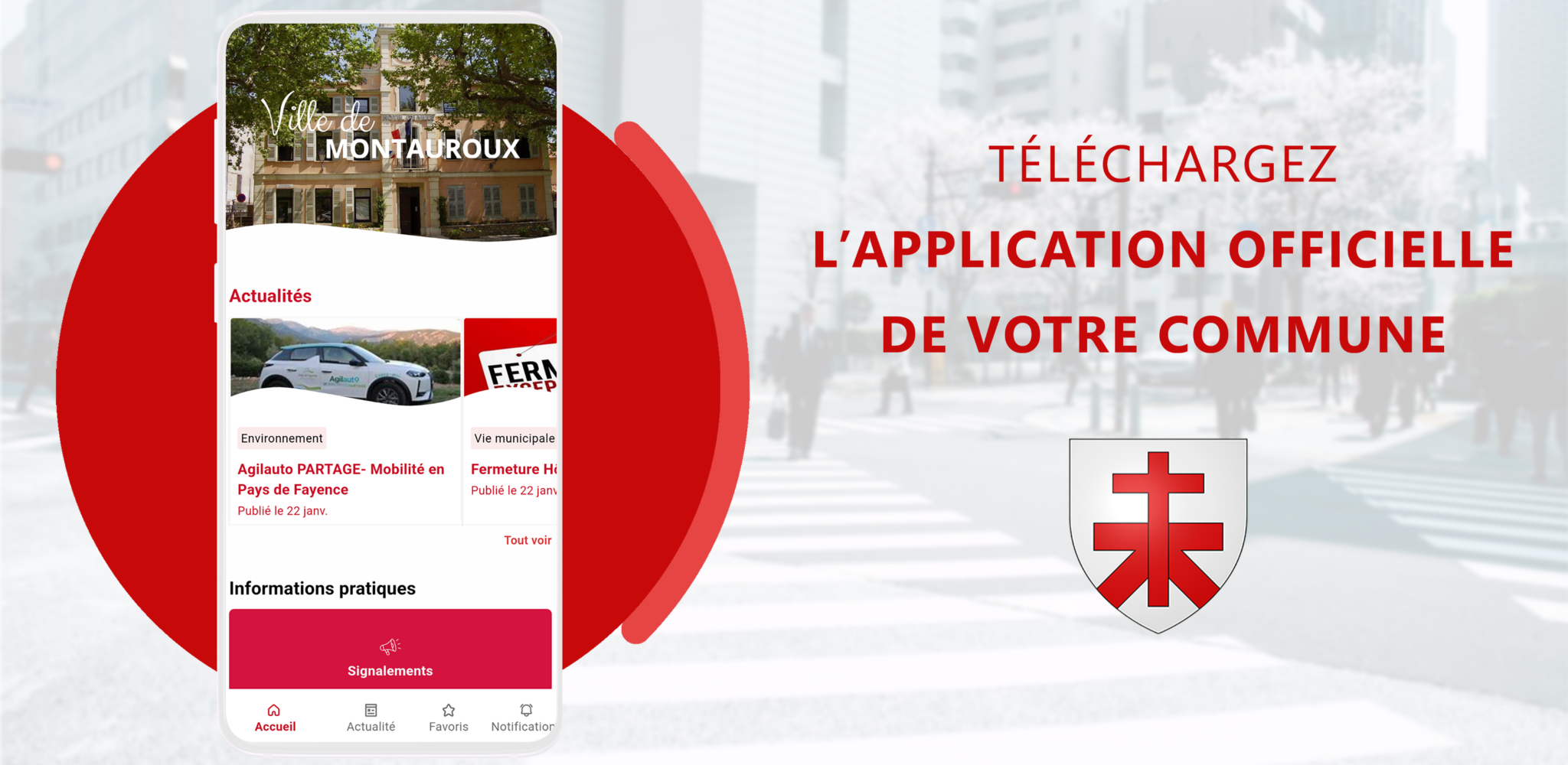 Une application mobile pour rester connecté à votre commune